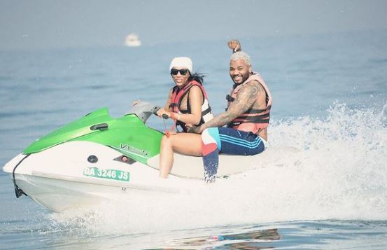 Dreka Gates likes to boat