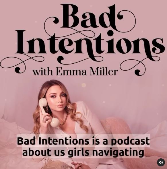 Emma Miller host Bad Intentions Podcast