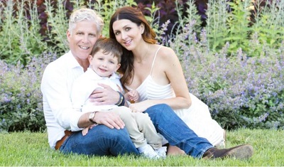 Erin Elmore with her husband Craig M. Spitzer and son Royce Elmore Spitzer