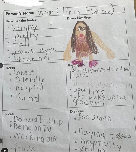 Erin Elmore's son Royce Elmore made this