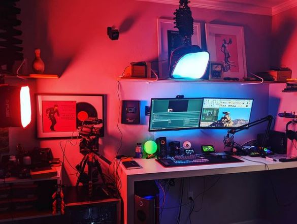 General Sam gaming set up