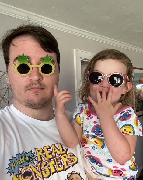 General Sam with his daughter Madeline