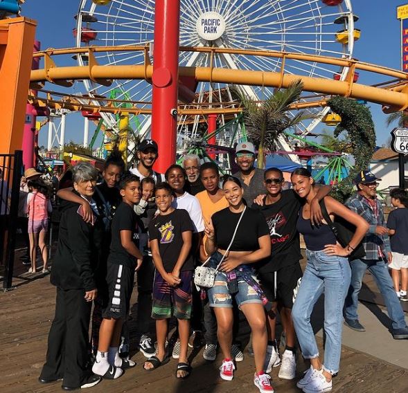 Gloria Govan with her family