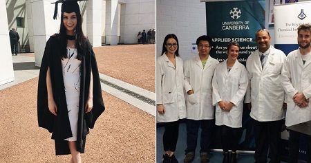 Hannah Arnold attended the University of Canberra and gained a degree in Applied Science in Forensic Studies