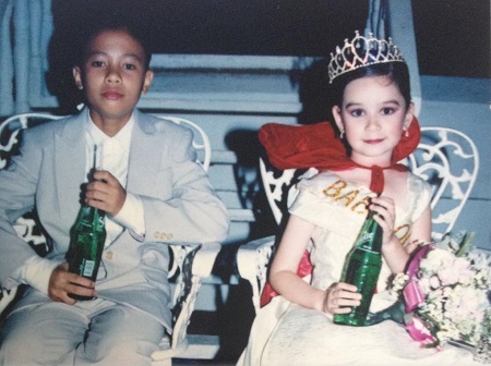 Hannah Arnold was crowned as Baby Queen of San Fernando, Masbate in the year 2002