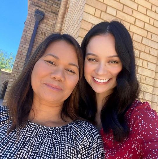 Hannah Consencino Arnold with her Mother