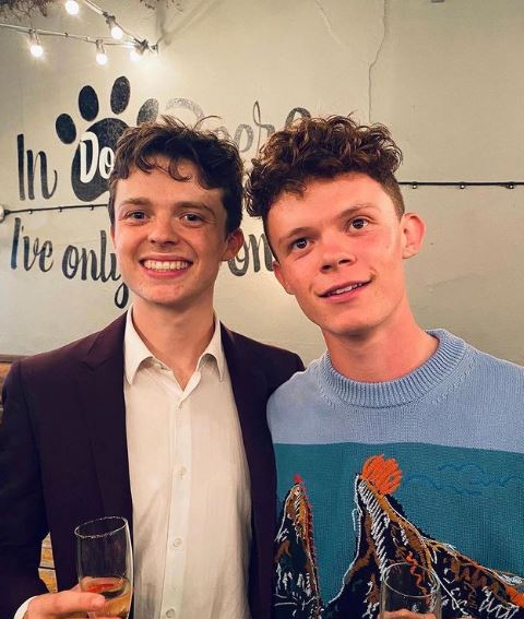 Harry Holland with her twin brother Sam Holland