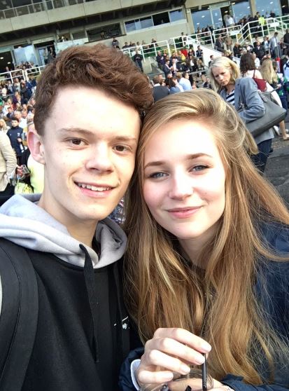 Harry Holland with his best friend
