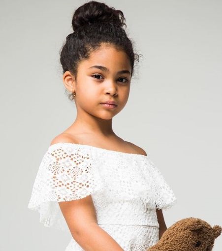 Jaidyn Triplett posing for Terekah NaJuwan