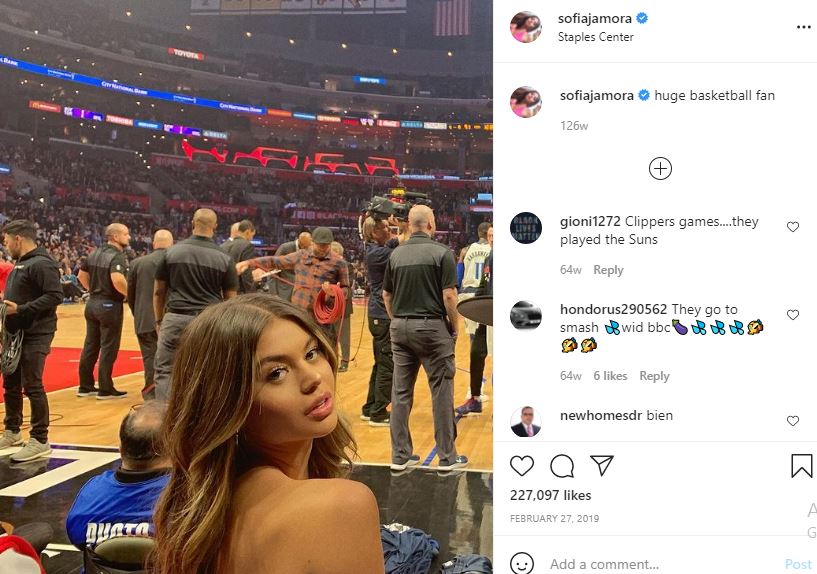 Jamora is a basketball fan