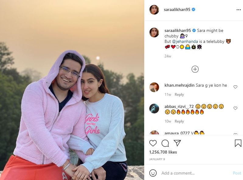 Jehan Handa and Sara Ali Khan