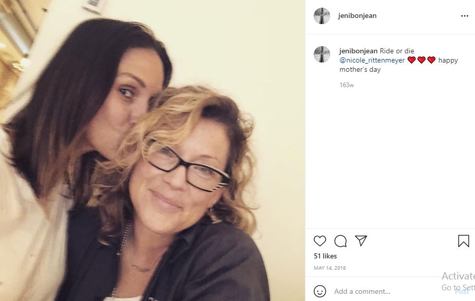 Jennifer Bonjean with her mother Nicole Rittenmeyer