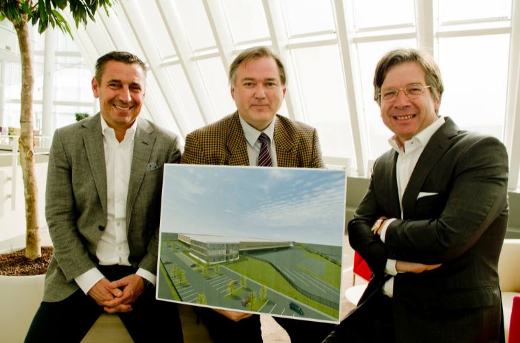 Joes Daemen with his business partners