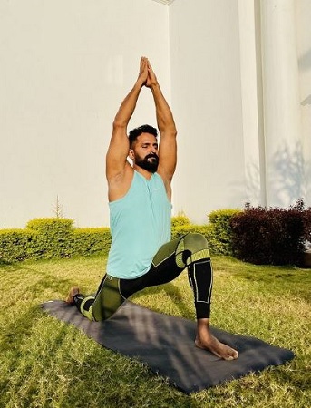 John Kokken does Yoga