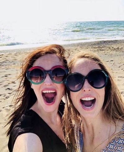 Joy Green and her elder sister Eva Green