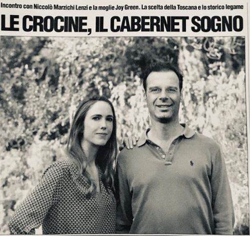 Joy Green and her husband Niccolò Marzichi Lenzi