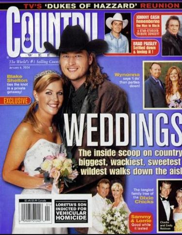 Kaynette Williams and Blake Shelton's wedding