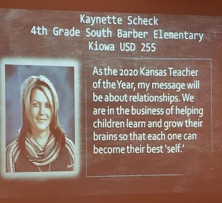 Kaynette Williams is a teacher at South Barber Elementry