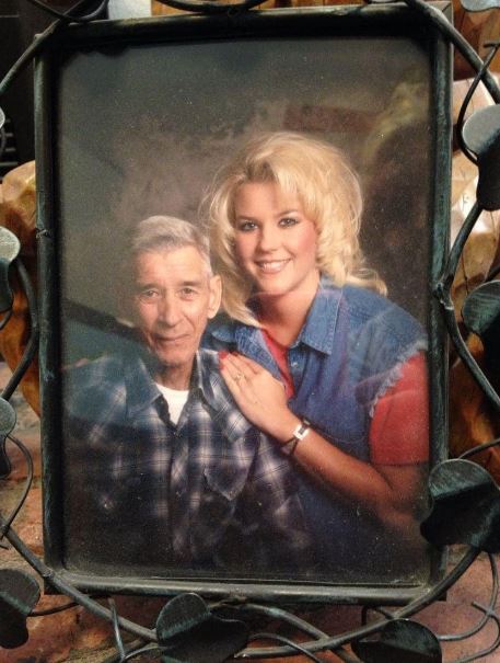 Kaynette Williams with her father Fred Gern Sr