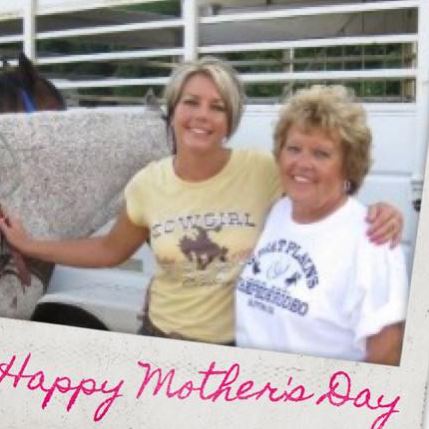 Kaynette Williams with her mother