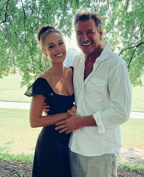 Kellee Merrell with her fiancé Ty Pennington