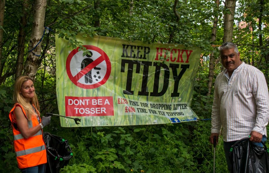 Kim Leadbeater joined an association to clean the environment