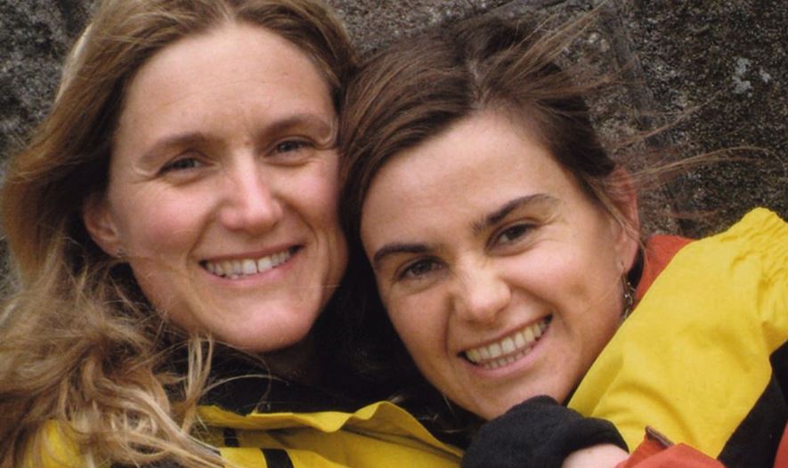 Kim Leadbeater with her sister