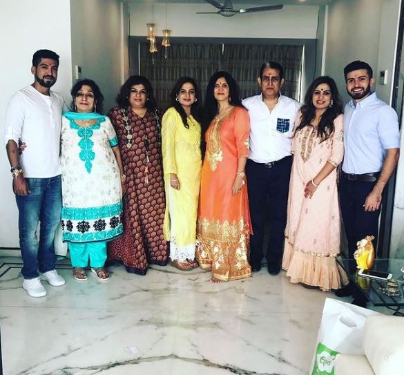 Lavesh Khairajani with his family