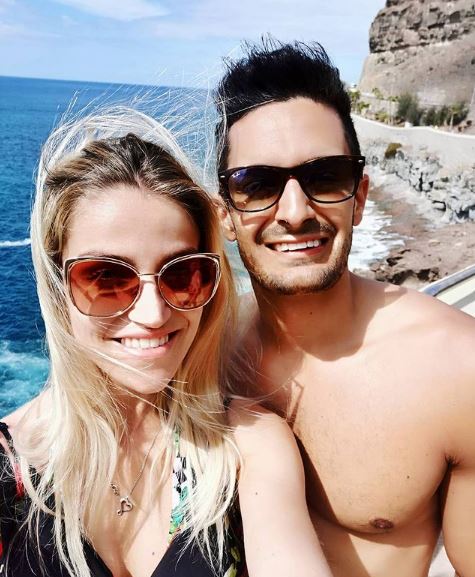 Lea Kyle with her bofriend Florian Sainvet