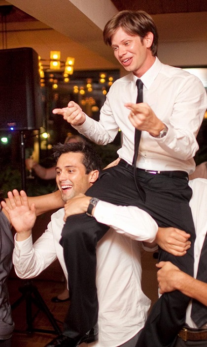 Lee Norris and Stephen Colletti in Friends with Benefit charity event