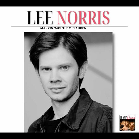 Lee Norris in a promotion for Drama Queen Podcast