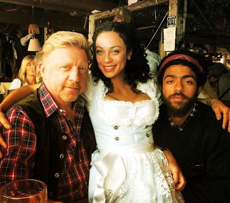 Lilly Becker with her ex-husband Boris Becker (German Professional Ex-Tennis Player)