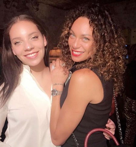 Lilly Becker with her niece Allaia Van Elsland