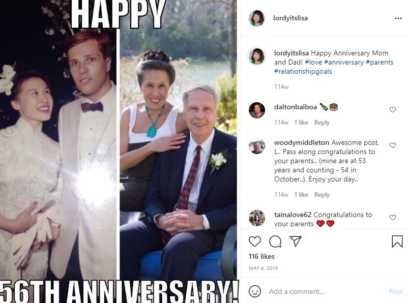 Lisa Lord father Winston Lord and mother Bette Bao Lord