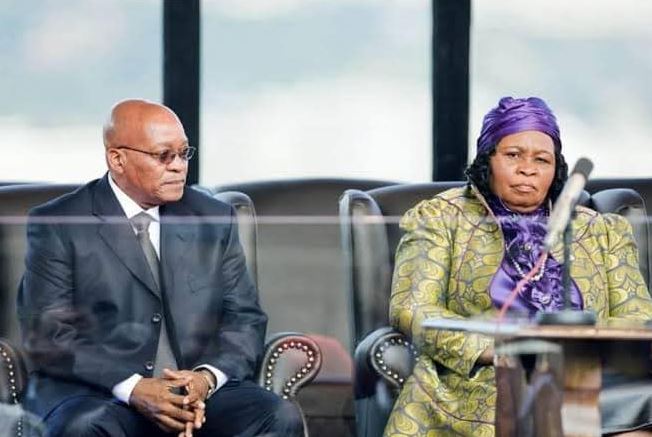 Makhumalo Zuma with her husband Jacob Zuma