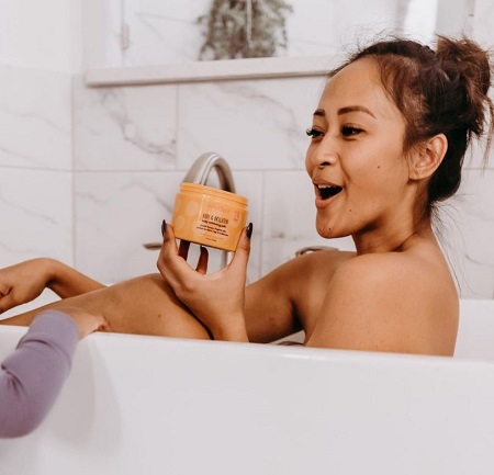 Maria Castro while promoting product