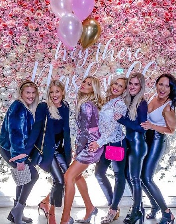 Melanie Collins on her birthday