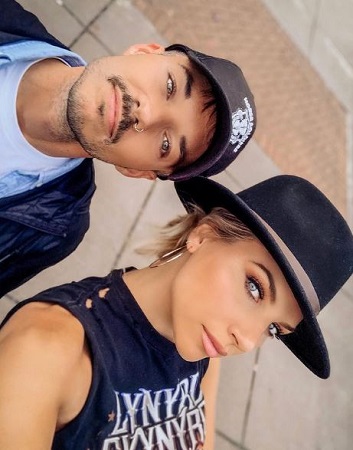Melanie Collins with her best friend Tyler Diehl