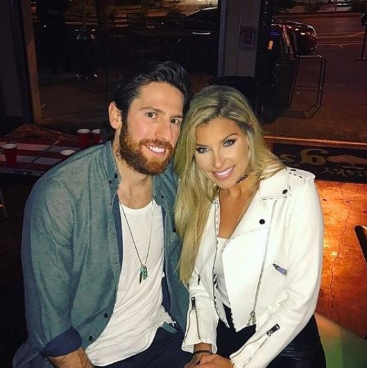 Melanie Collins with her boyfriend James Neal