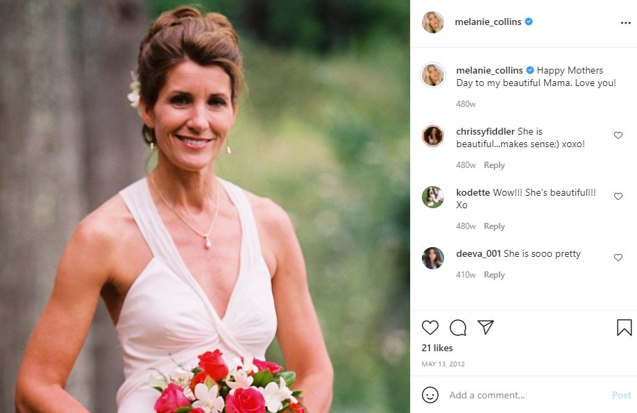 Melanie's mother Nancy Collins