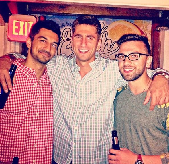 Metul Shah and his college friends
