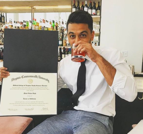 Metul Shah graduated