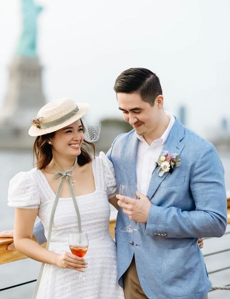 Miguel Cuunjieng married his wife Yam Concepcion (Filipino Actress) on July 24, 2021