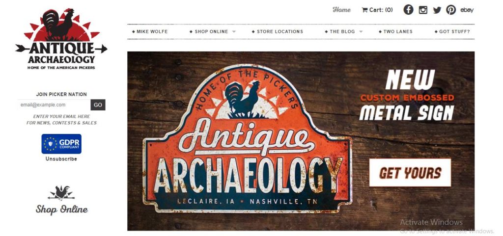 Mike Wolfe official website