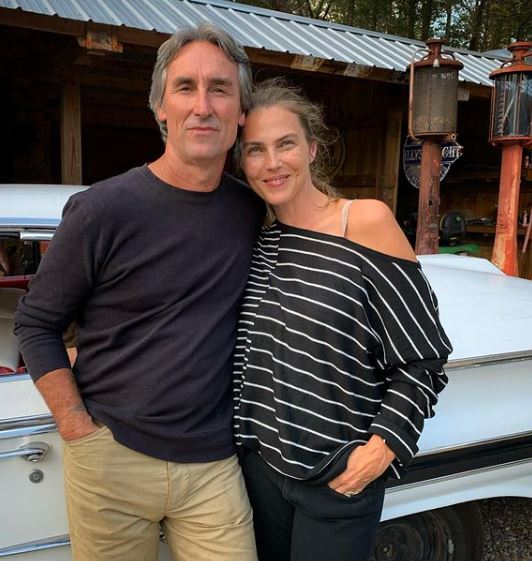 Mike with his best friend Kristin Barlowe