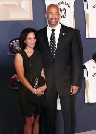 Monty Williams with his first wife Ingrid Williams