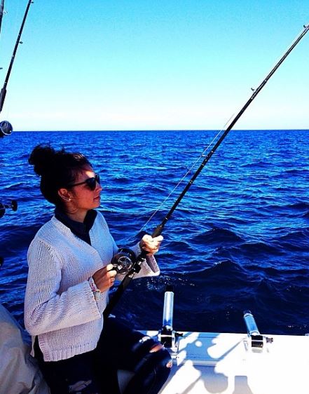 Natalie Noel loves fishing