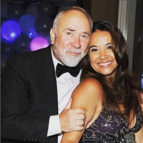 Nicole Pantenburg with her father