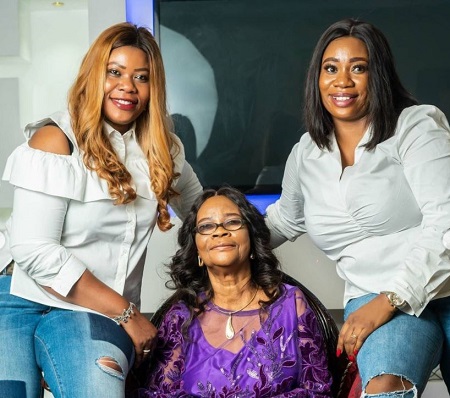 Obi Cubana's mother Ezinne Uche Iyiiegbu and sister