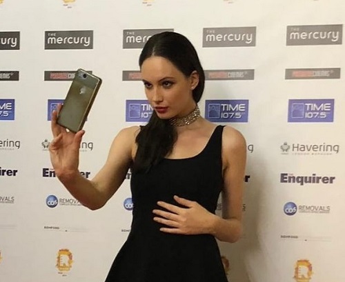Olwen Kelly arriving for her Q and A for Camelot Film Studio